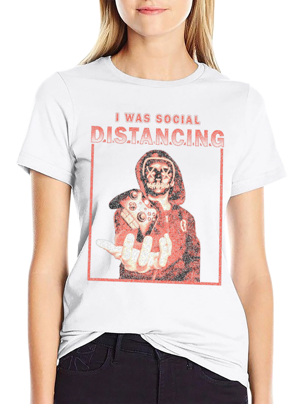 Social Distancing Graphic T-Shirt