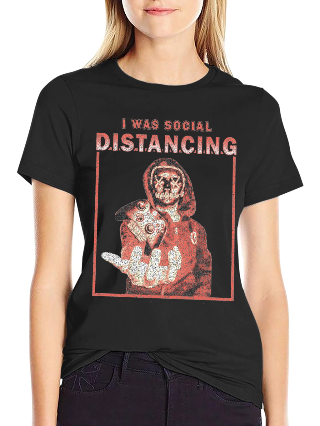 Social Distancing Graphic T-Shirt