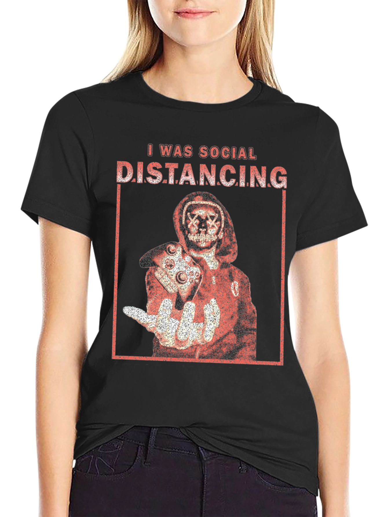 Social Distancing Graphic T-Shirt