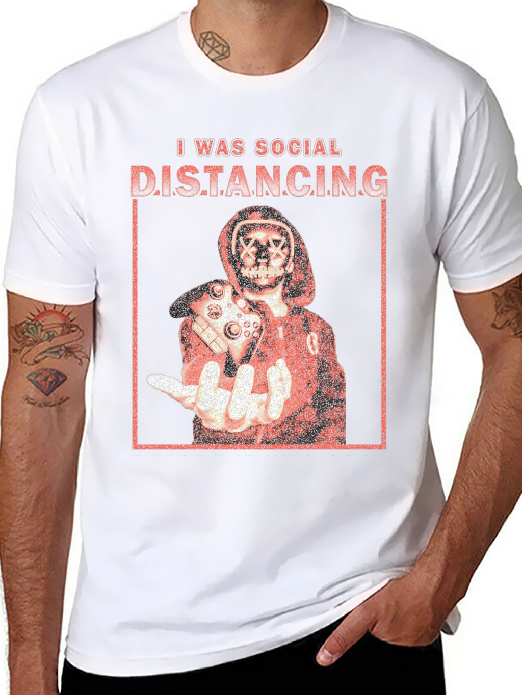 Social Distancing Graphic T-Shirt