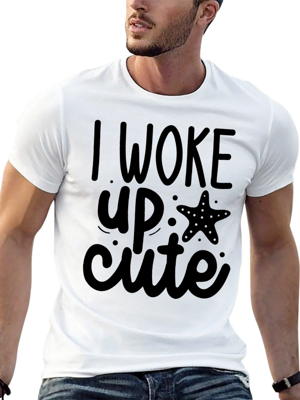I Woke Up Cute Graphic Tee