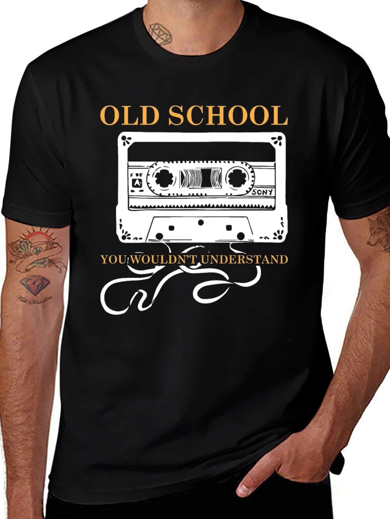 Old School Cassette Tape T-Shirt