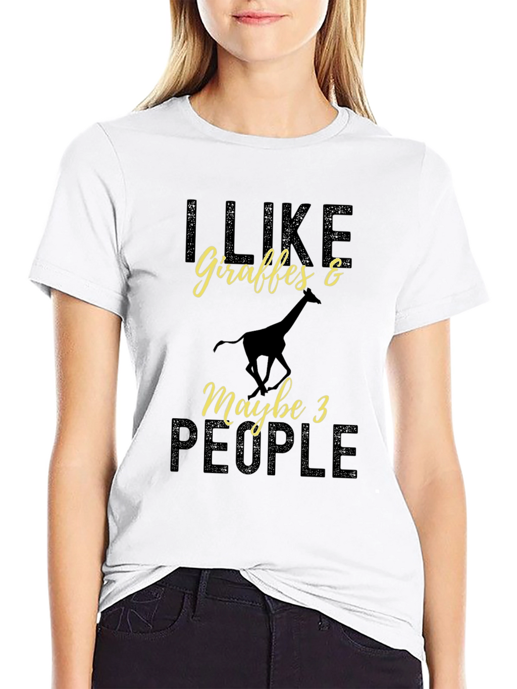 I Like Giraffes Funny Animal Lover T-Shirt