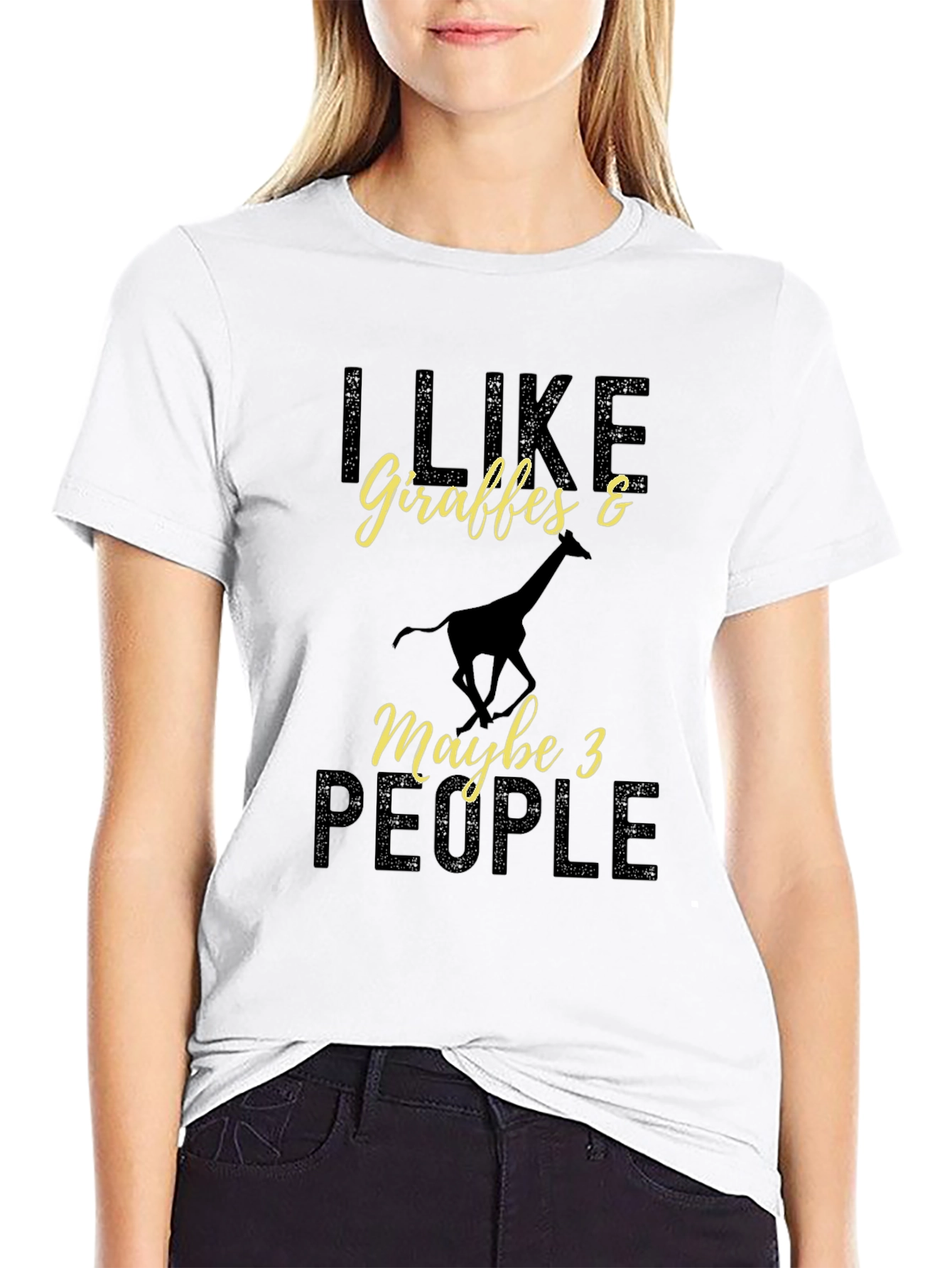 I Like Giraffes Funny Animal Lover T-Shirt
