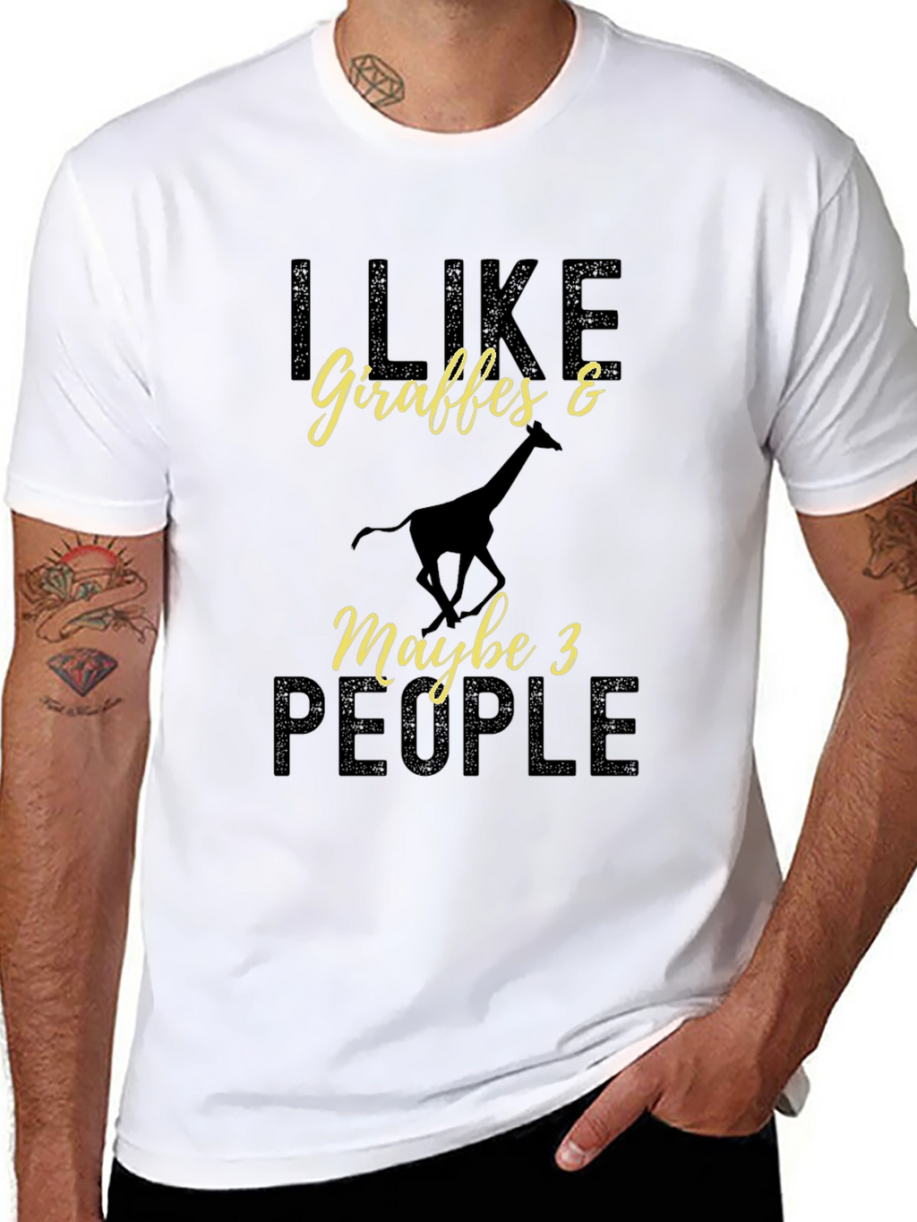 I Like Giraffes Funny Animal Lover T-Shirt