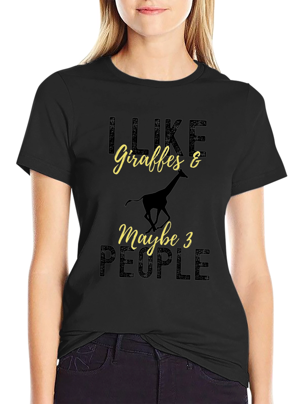 I Like Giraffes Funny Animal Lover T-Shirt