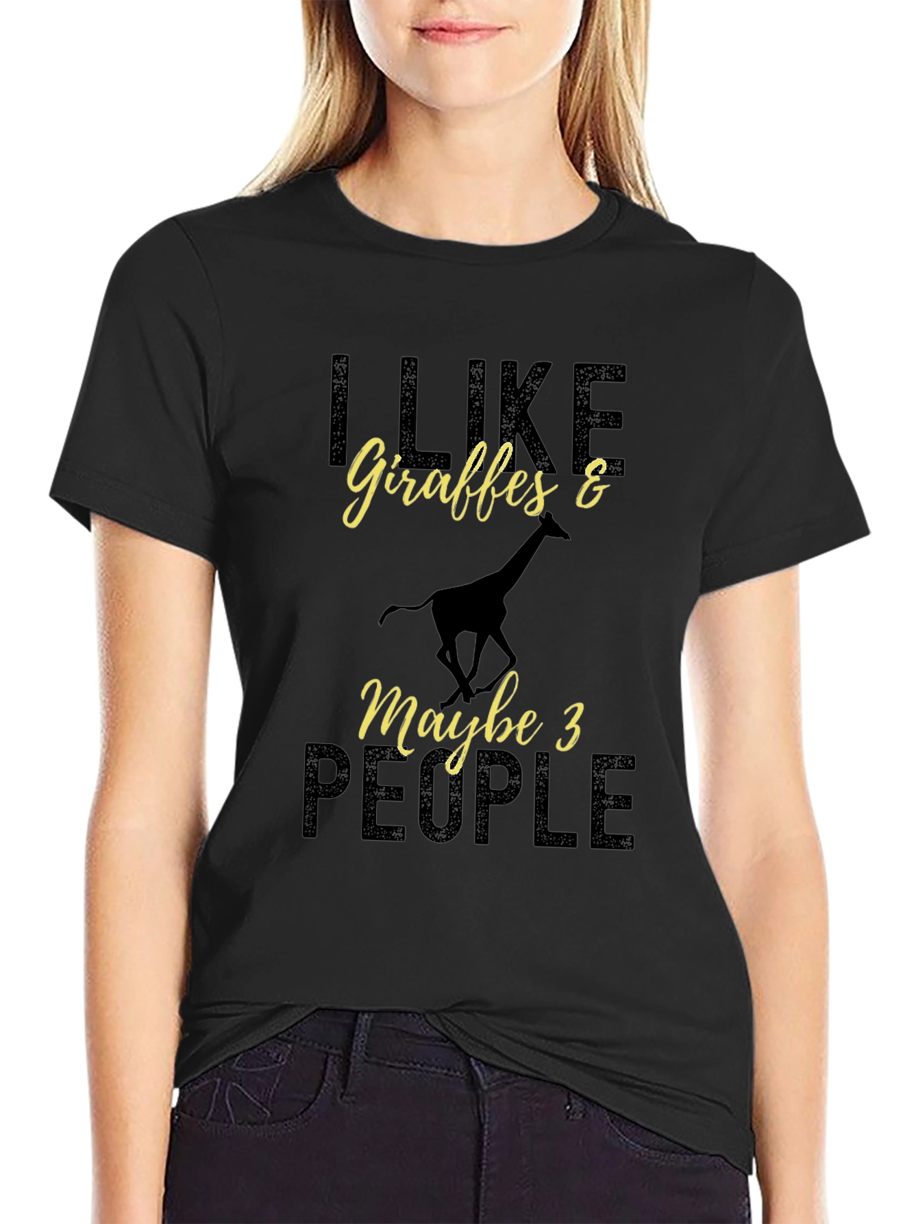 I Like Giraffes Funny Animal Lover T-Shirt