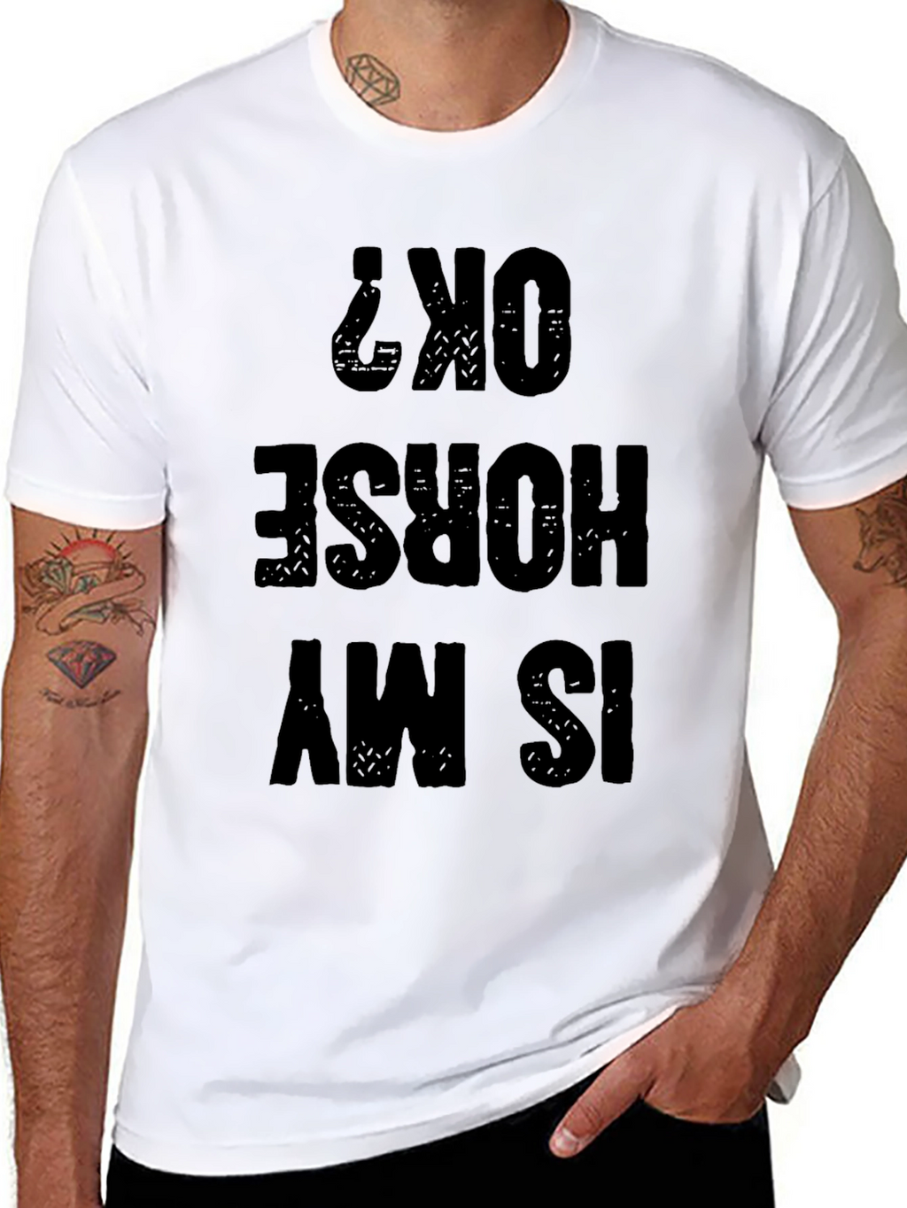 Funny Horse OK? T-Shirt