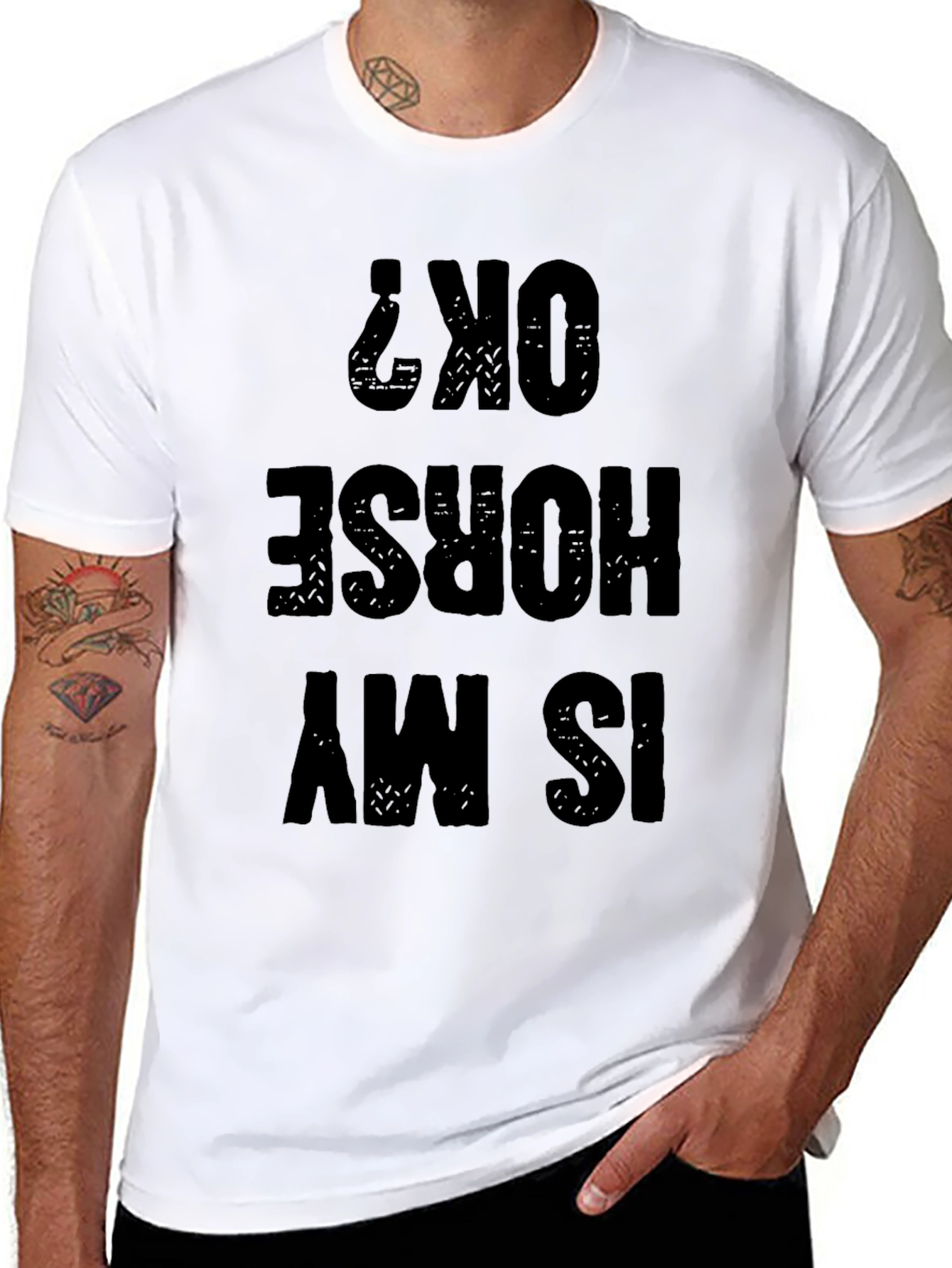 Funny Horse OK? T-Shirt