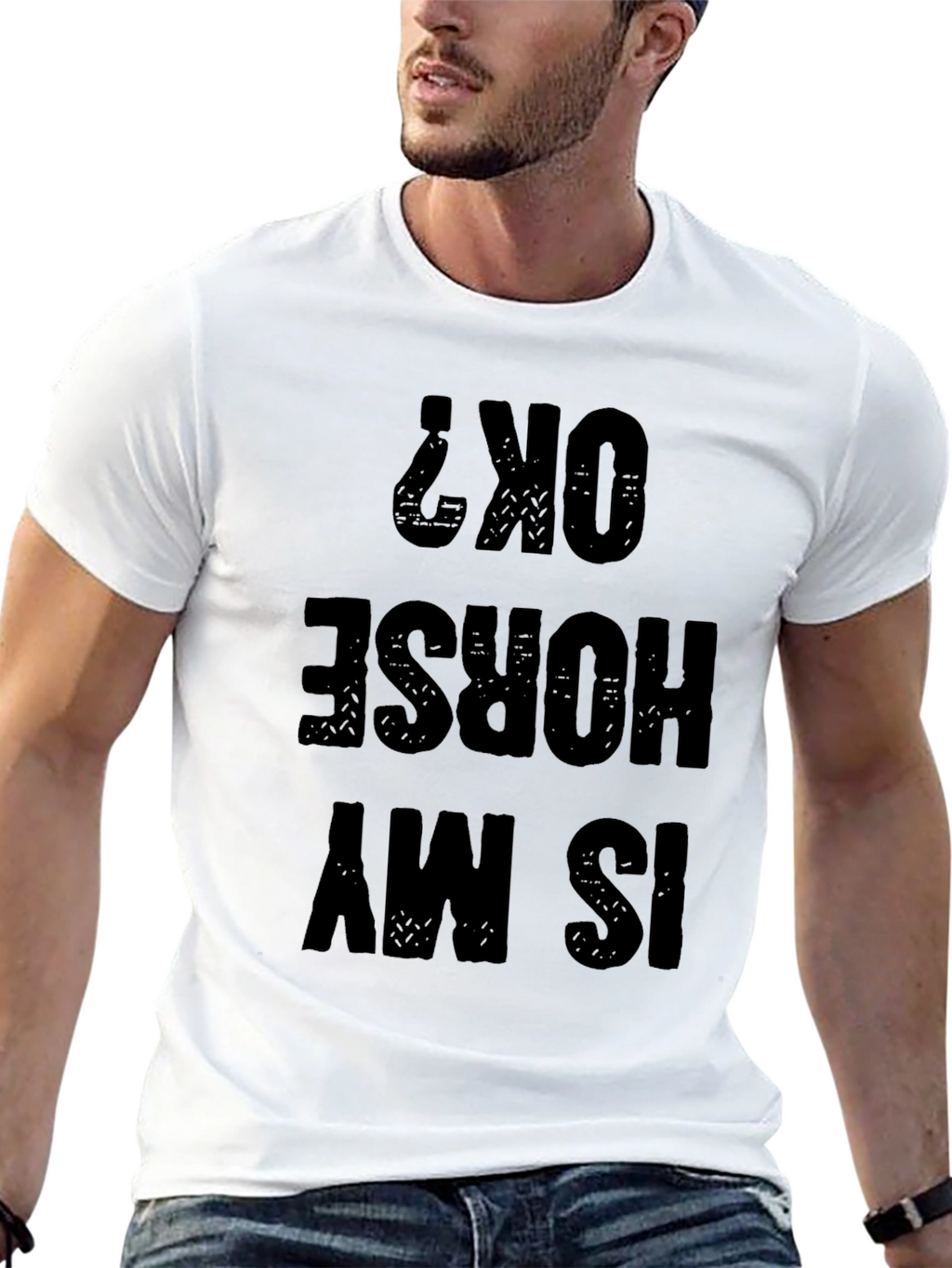 Funny Horse OK? T-Shirt