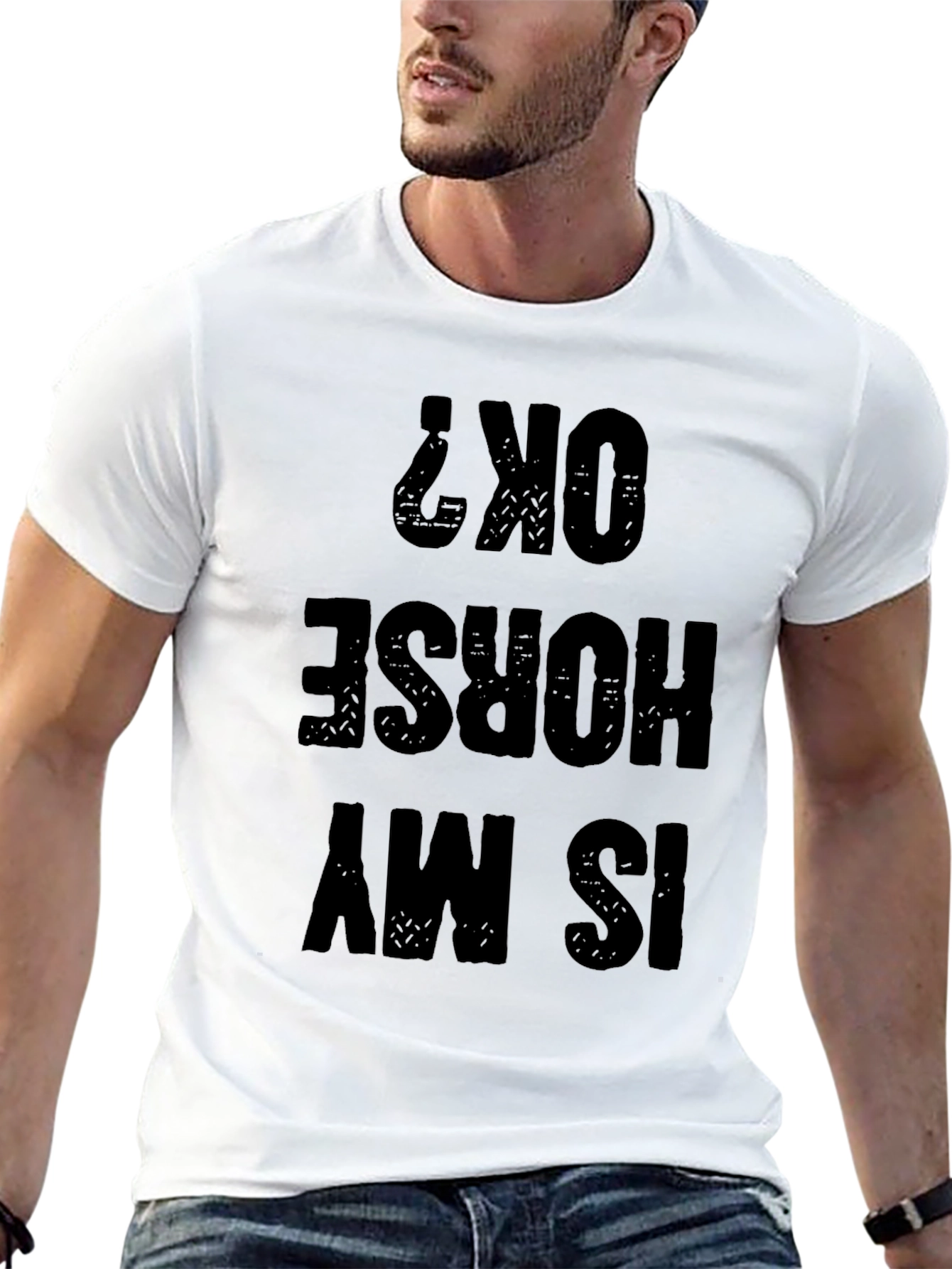 Funny Horse OK? T-Shirt