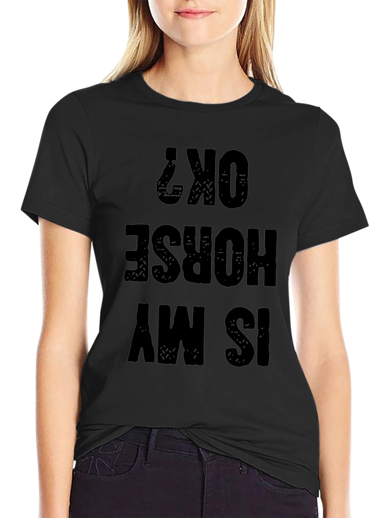 Funny Horse OK? T-Shirt