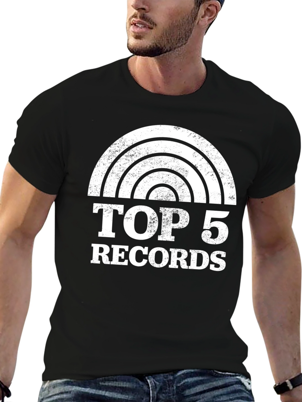 Top 5 Records Graphic T-Shirt