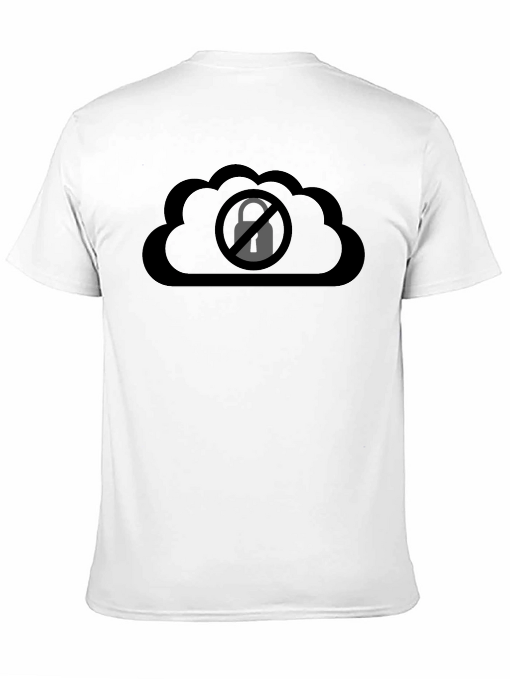 Cloud Lock Black T-Shirt