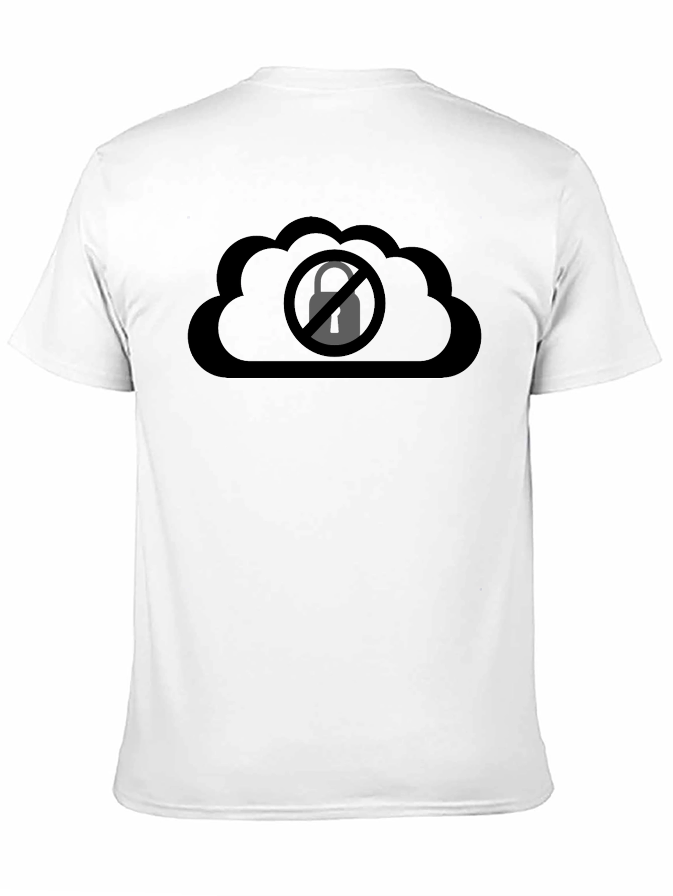 Cloud Lock Black T-Shirt