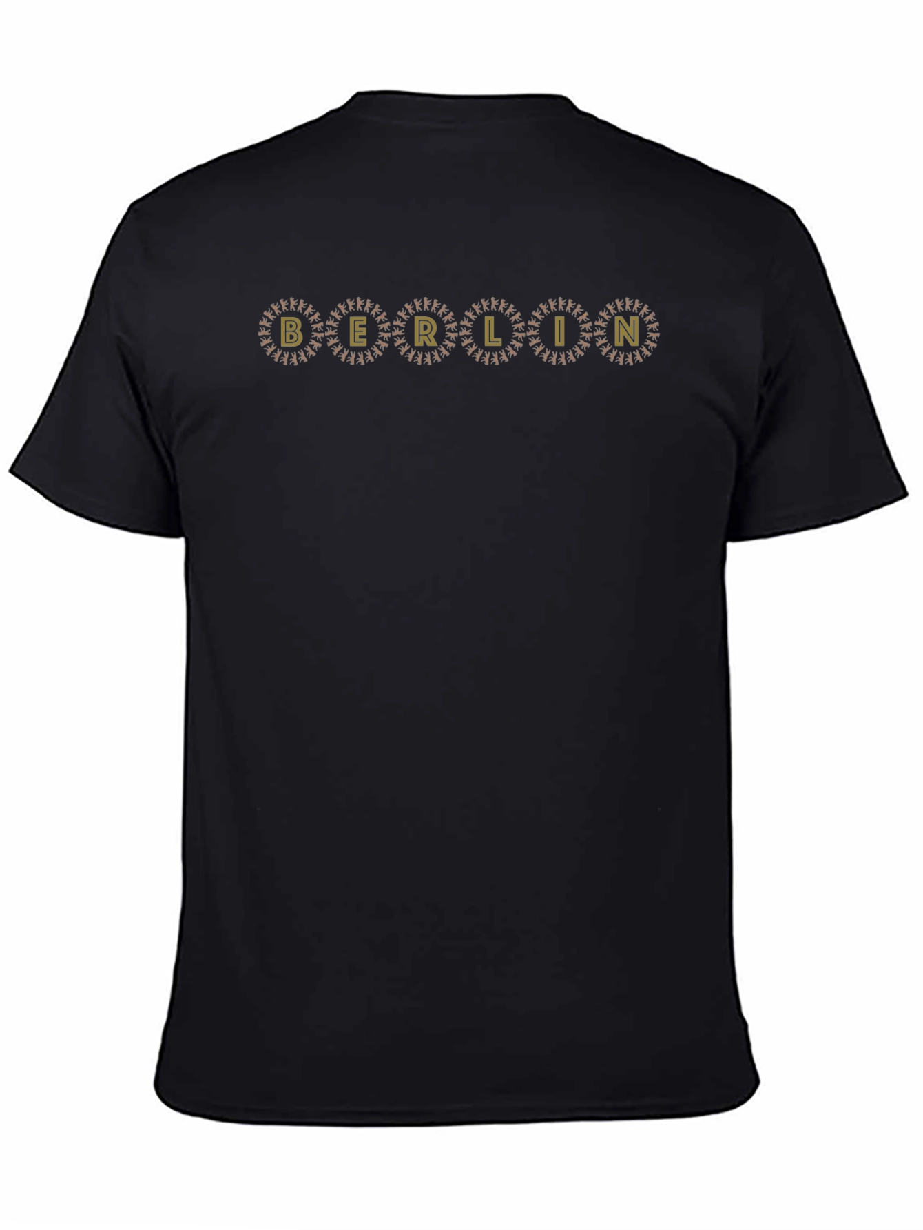 Berlin Graphic Tee - Black Crew Neck T-Shirt