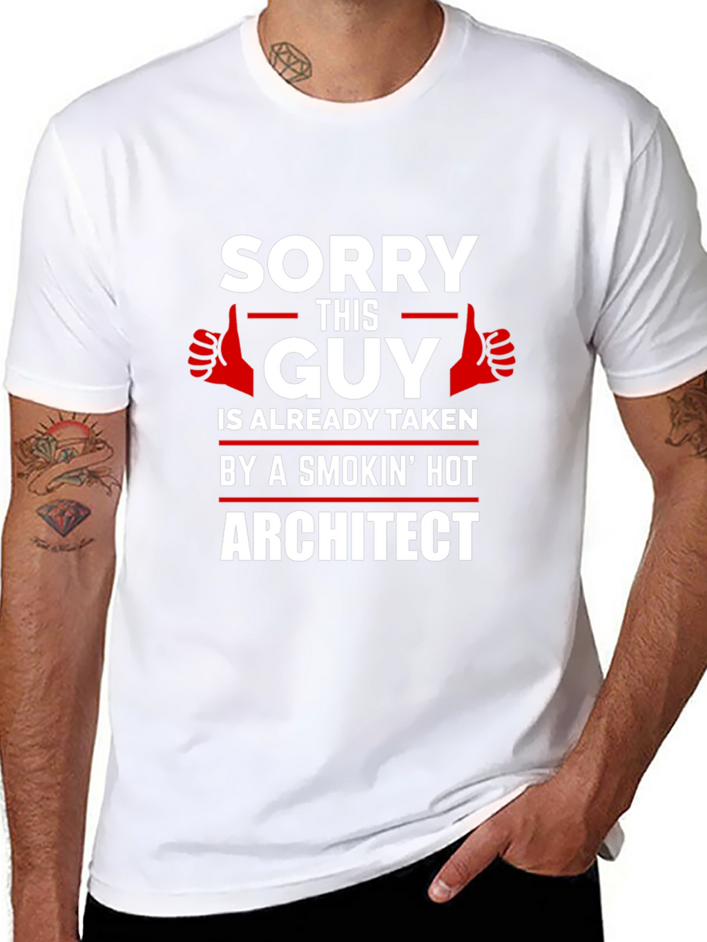 Sorry This Guy is Taken T-Shirt Architect Gift