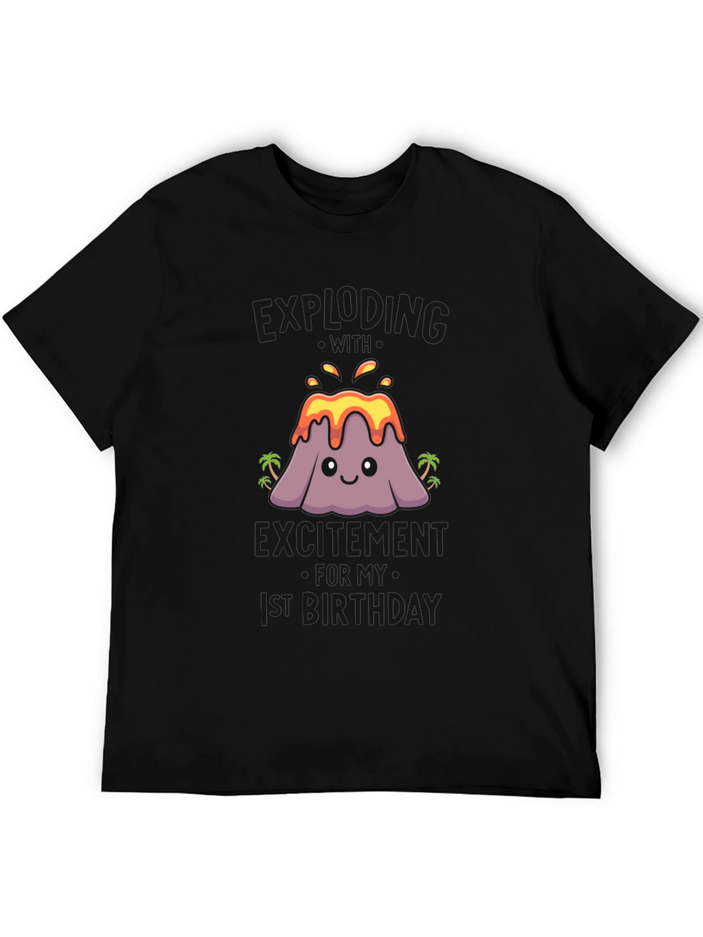 Volcano 1st Birthday Shirt