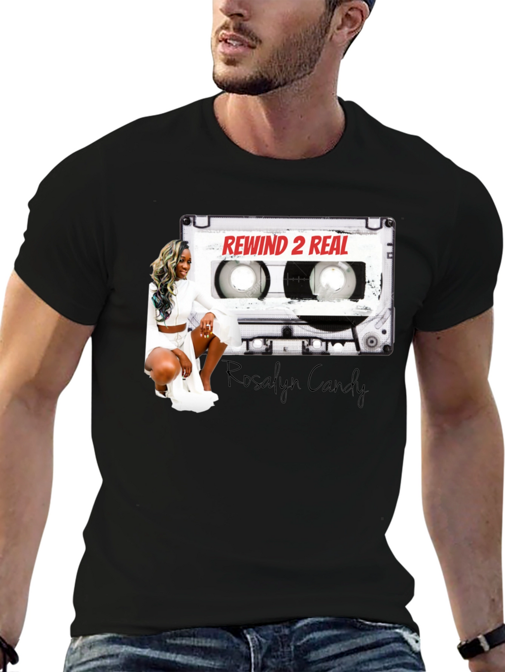 Rewind 2 Real Graphic T-Shirt