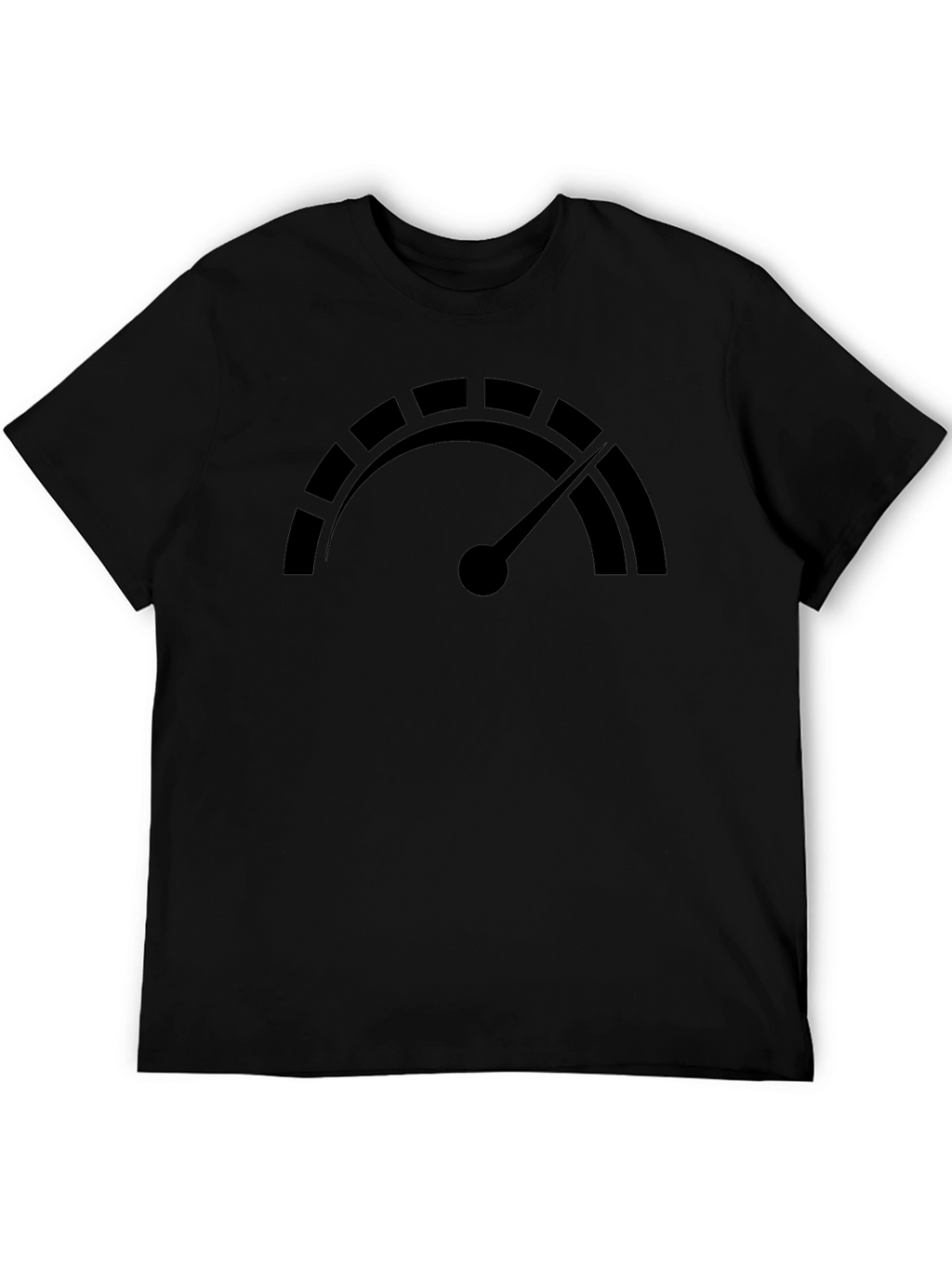Speedometer Graphic Black T-Shirt