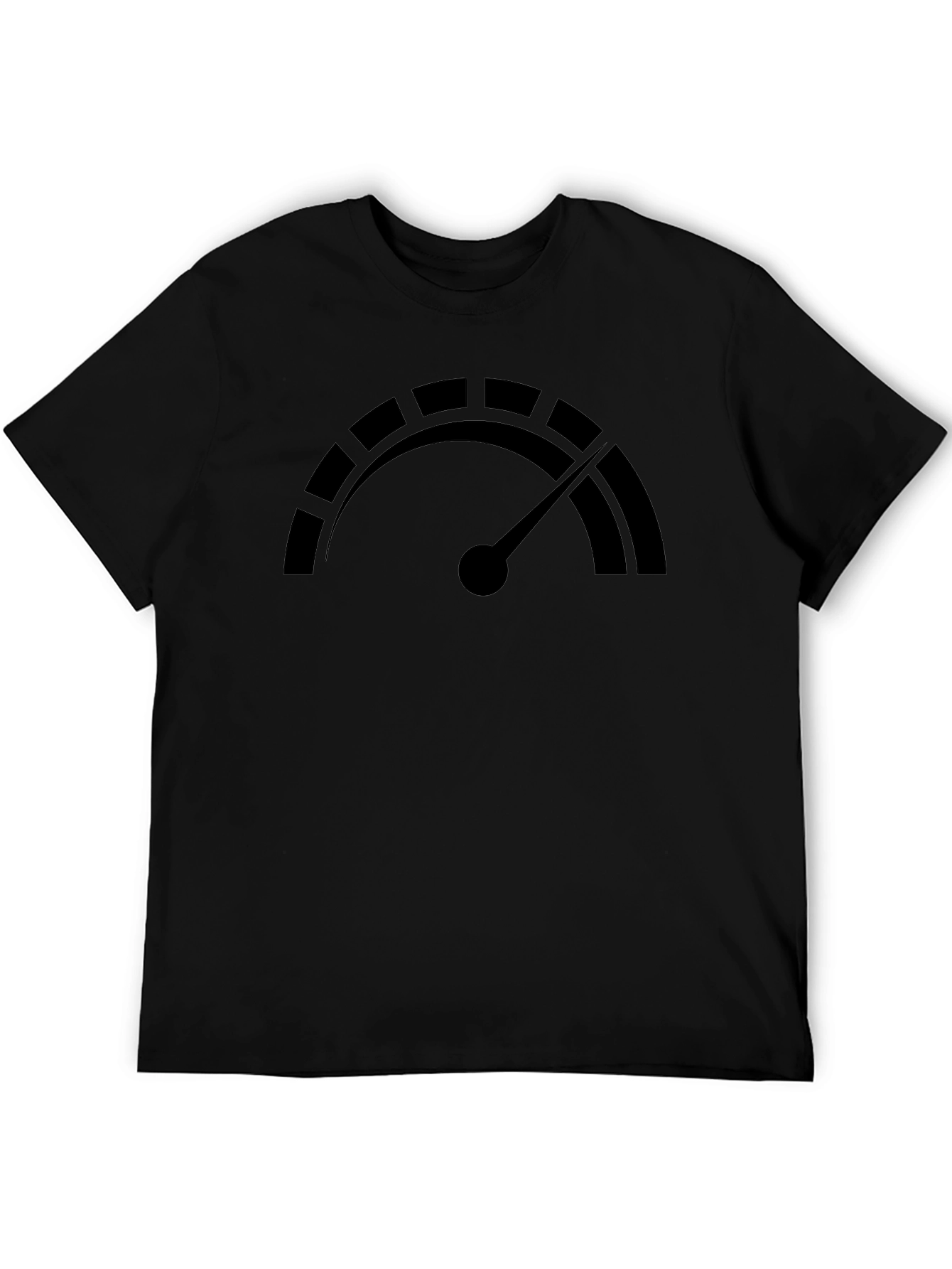 Speedometer Graphic Black T-Shirt