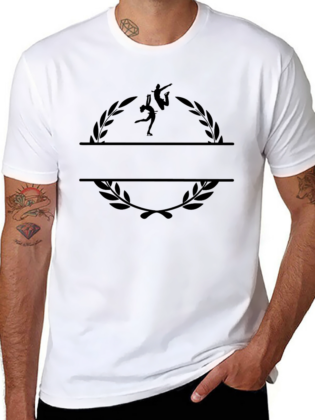 Figure Skating Split Name T-Shirt