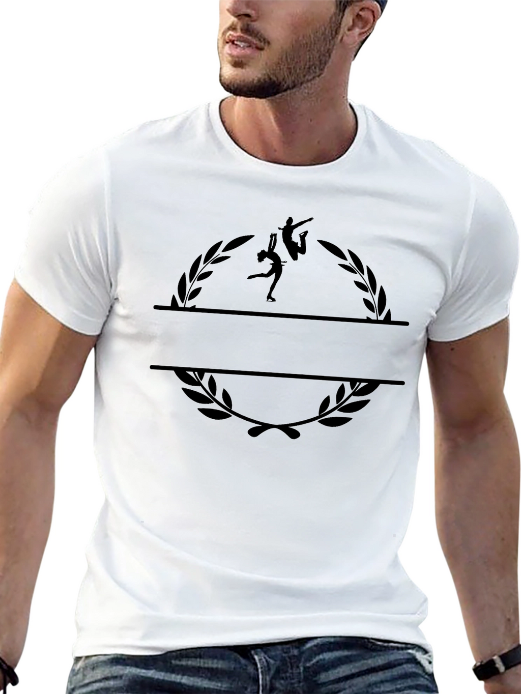 Figure Skating Split Name T-Shirt