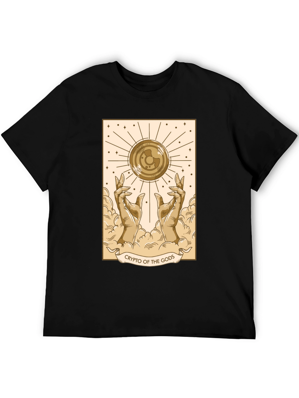 Crypto of the Gods Graphic Tee - Black