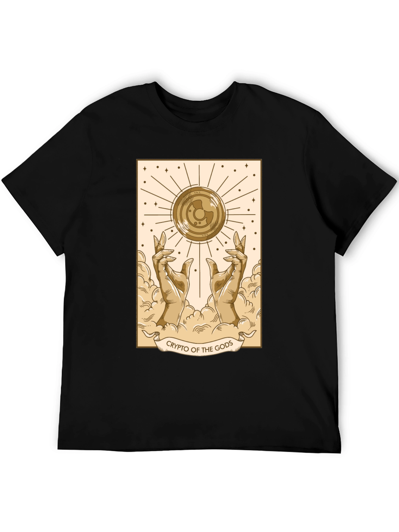 Crypto of the Gods Graphic Tee - Black