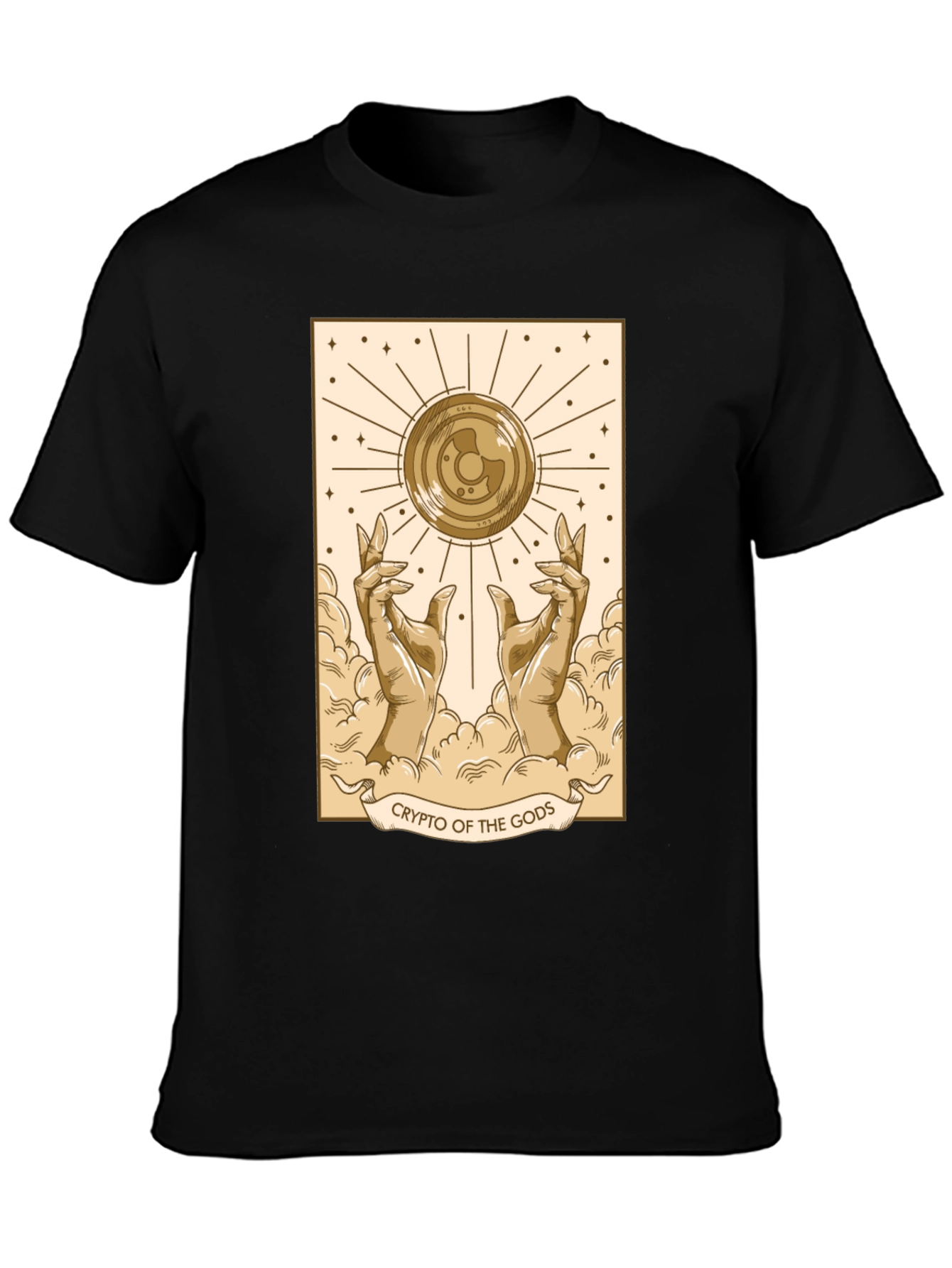Crypto of the Gods Graphic Tee - Black