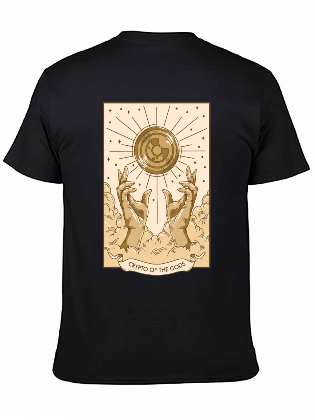 Crypto of the Gods Graphic Tee - Black
