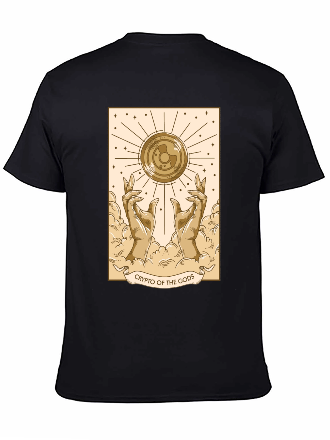 Crypto of the Gods Graphic Tee - Black