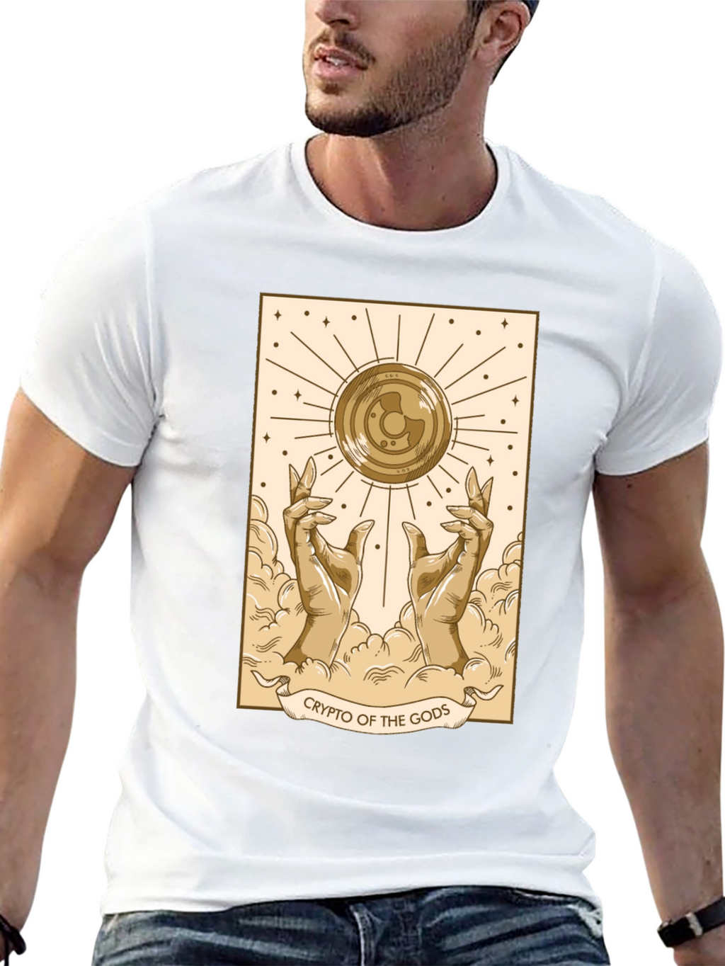 Crypto of the Gods Graphic Tee - Black