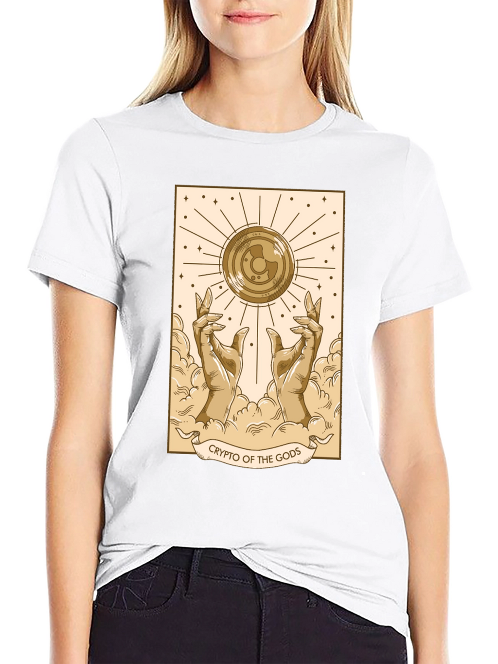 Crypto of the Gods Graphic Tee - Black