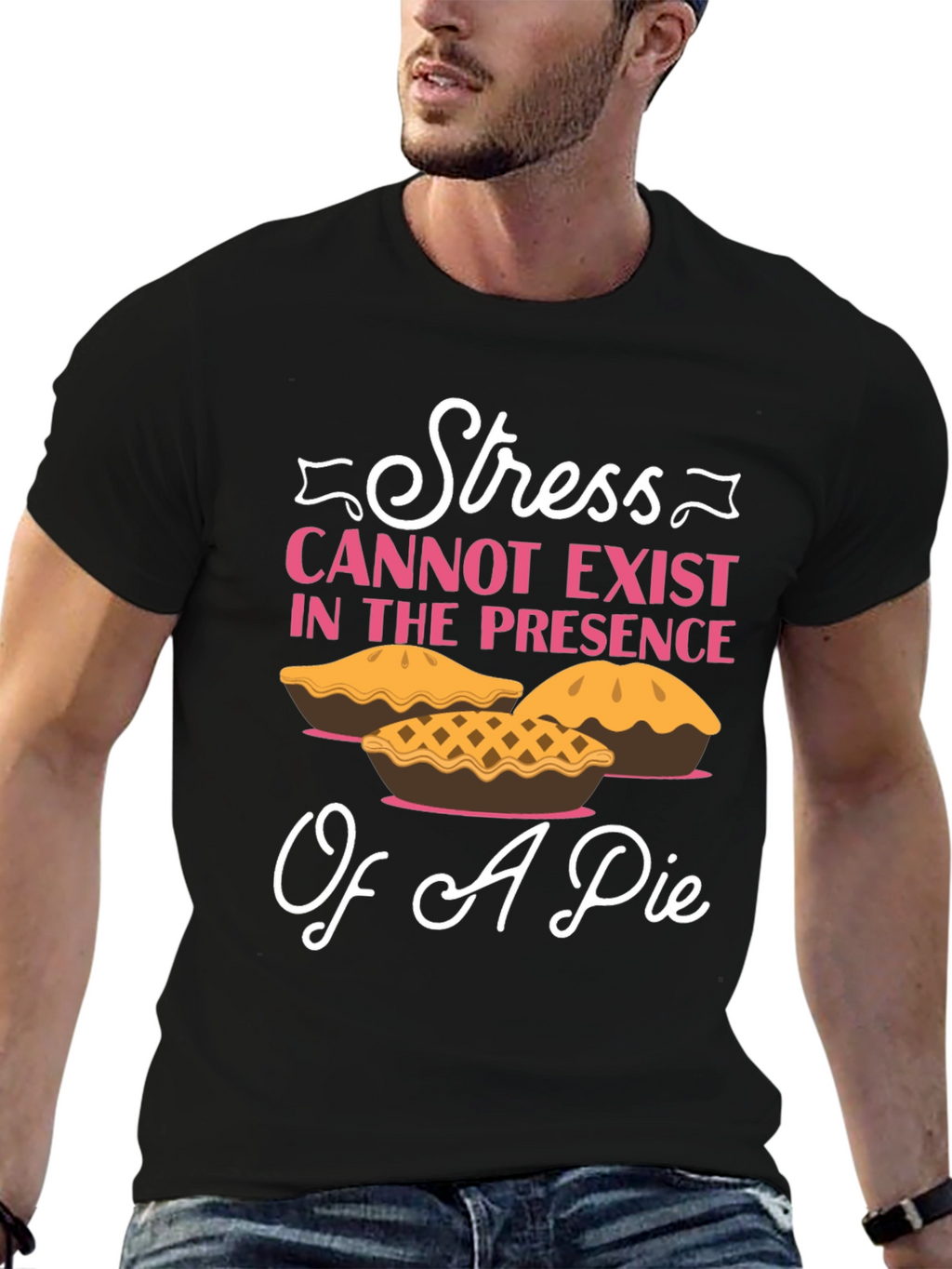 Stress and Pie T-Shirt: Relax & Enjoy!