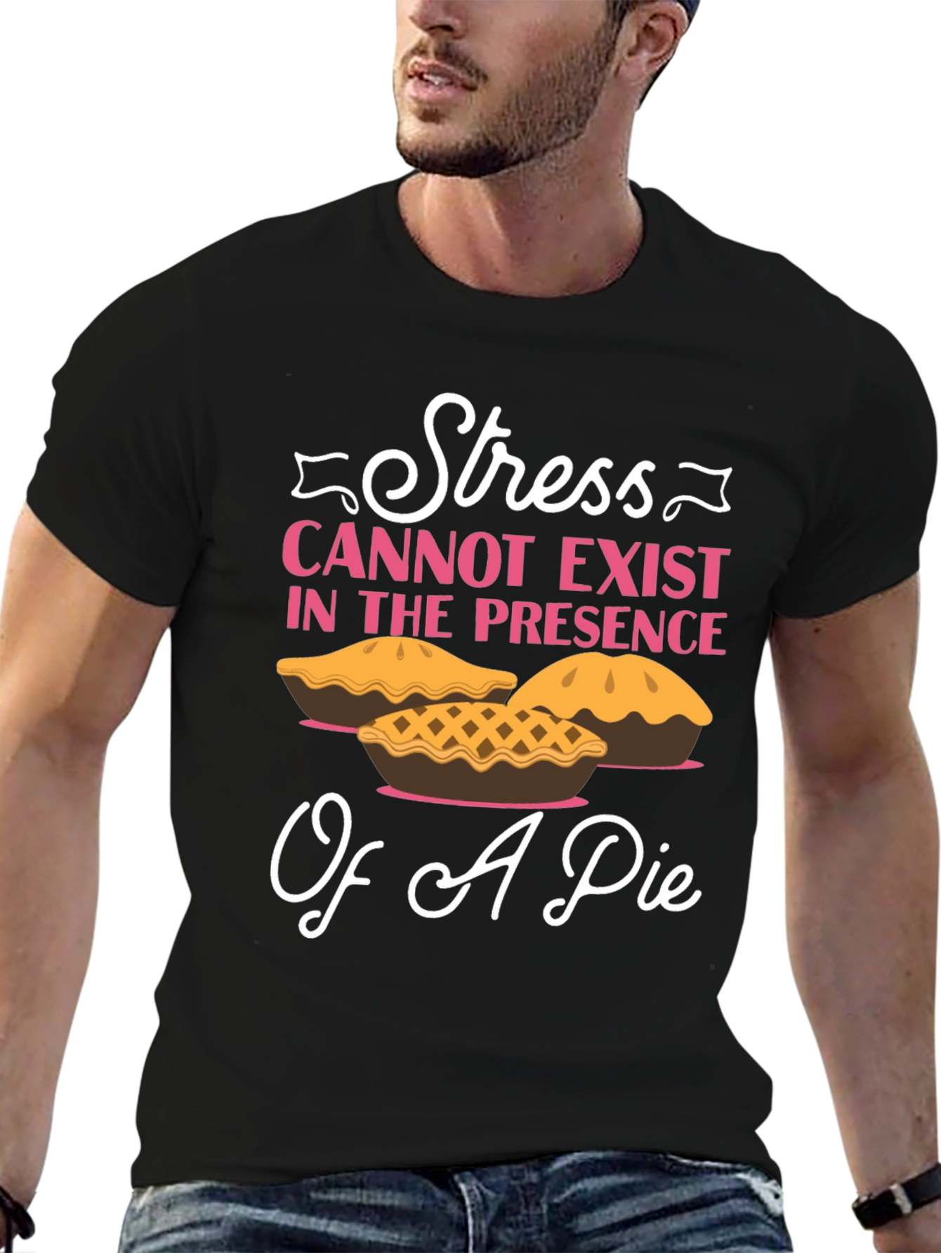 Stress and Pie T-Shirt: Relax & Enjoy!