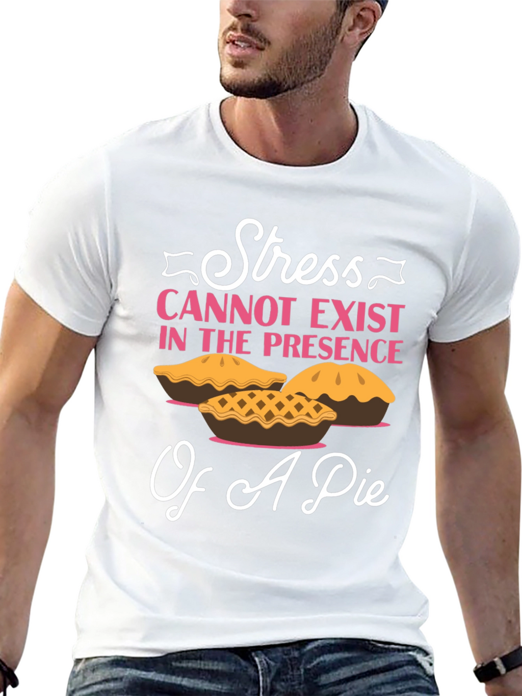 Stress and Pie T-Shirt: Relax & Enjoy!