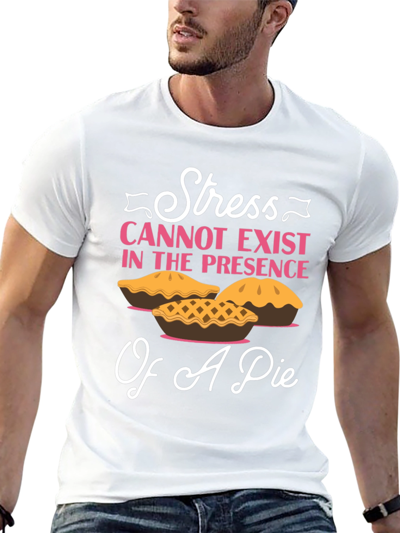 Stress and Pie T-Shirt: Relax & Enjoy!