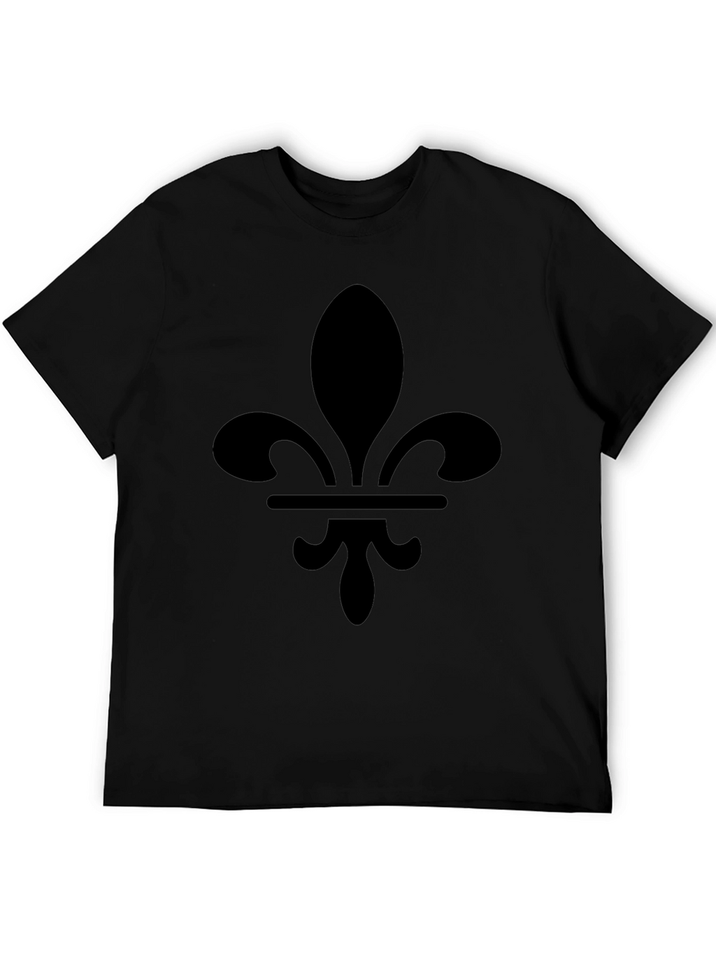 Fleur-de-Lis Graphic Black T-Shirt