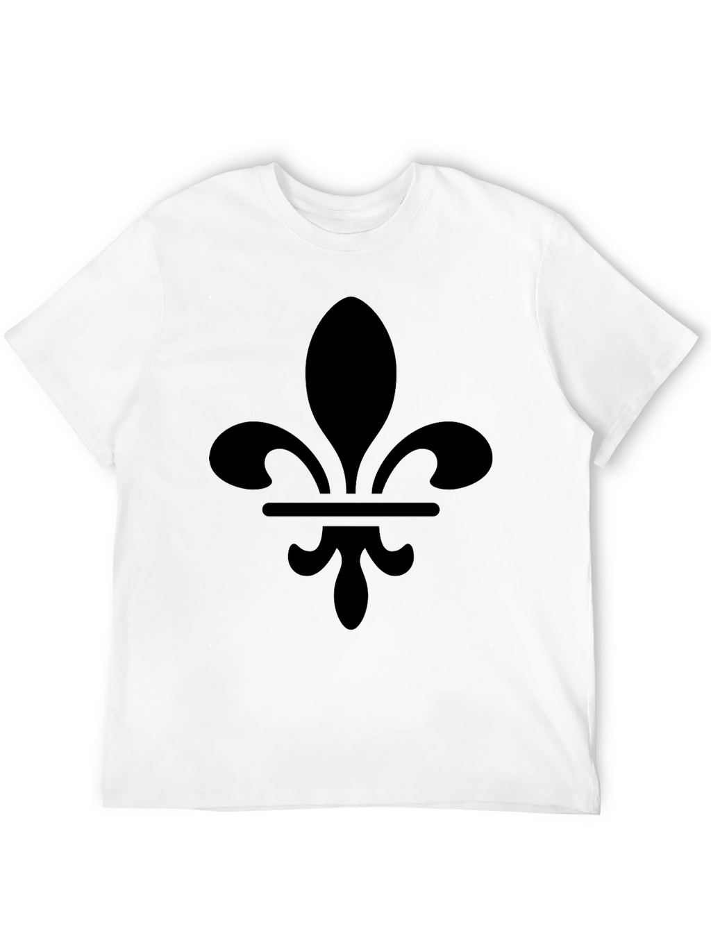 Fleur-de-Lis Graphic Black T-Shirt