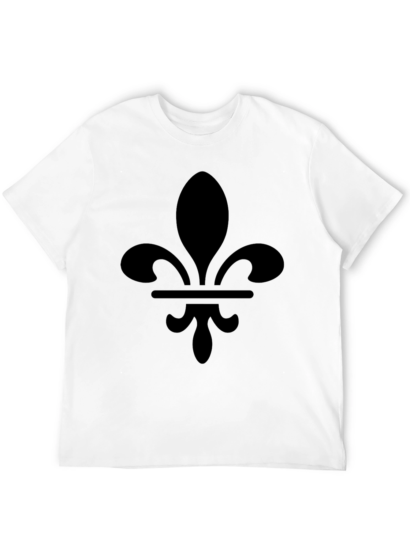 Fleur-de-Lis Graphic Black T-Shirt