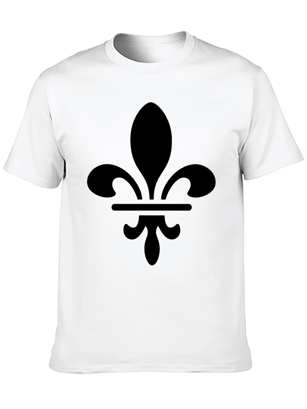 Fleur-de-Lis Graphic Black T-Shirt