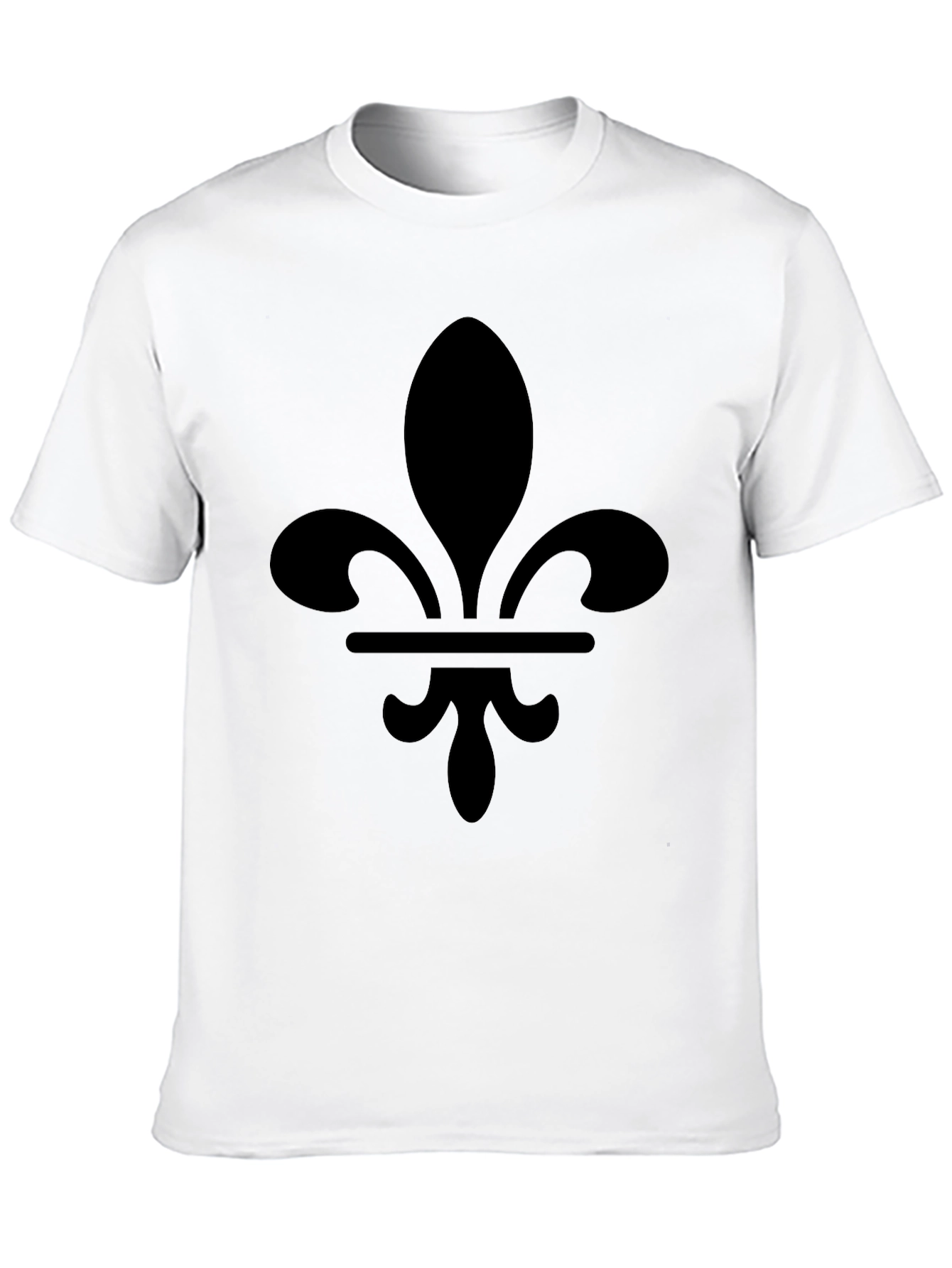 Fleur-de-Lis Graphic Black T-Shirt