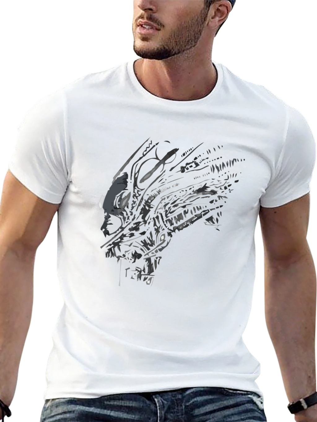 Alien Graphic Tee - Sci-Fi Horror T-Shirt