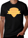 Mein Auto Graphic Tee - Black Cotton Blend T-Shirt