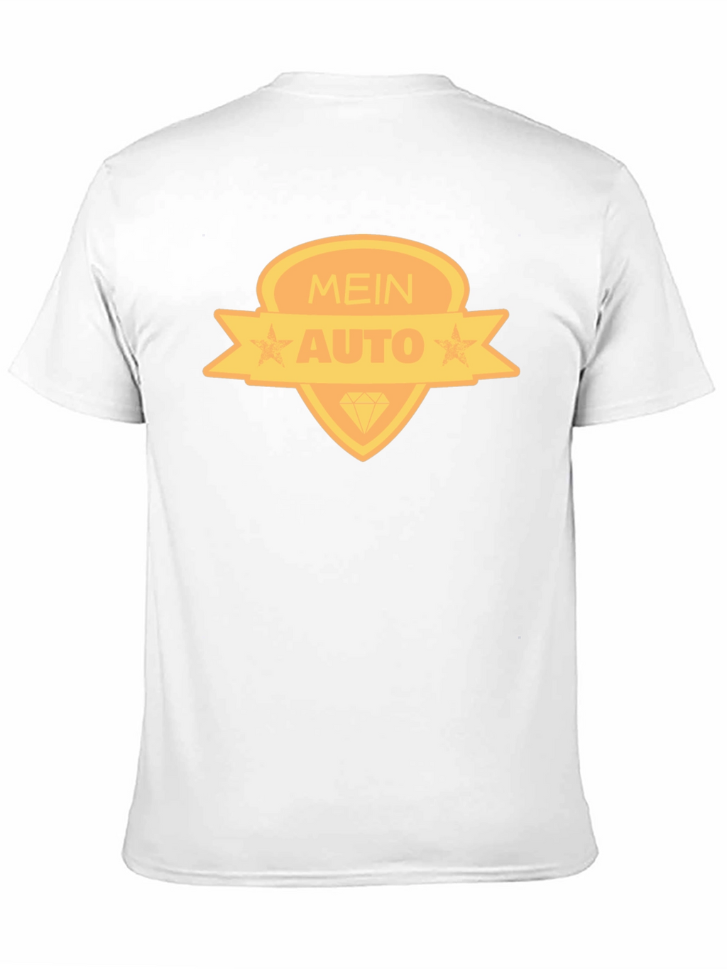Mein Auto Graphic Tee - Black Cotton Blend T-Shirt