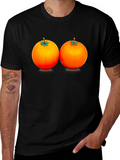 Novelty Orange Fruit T-Shirt - Fun & Unique