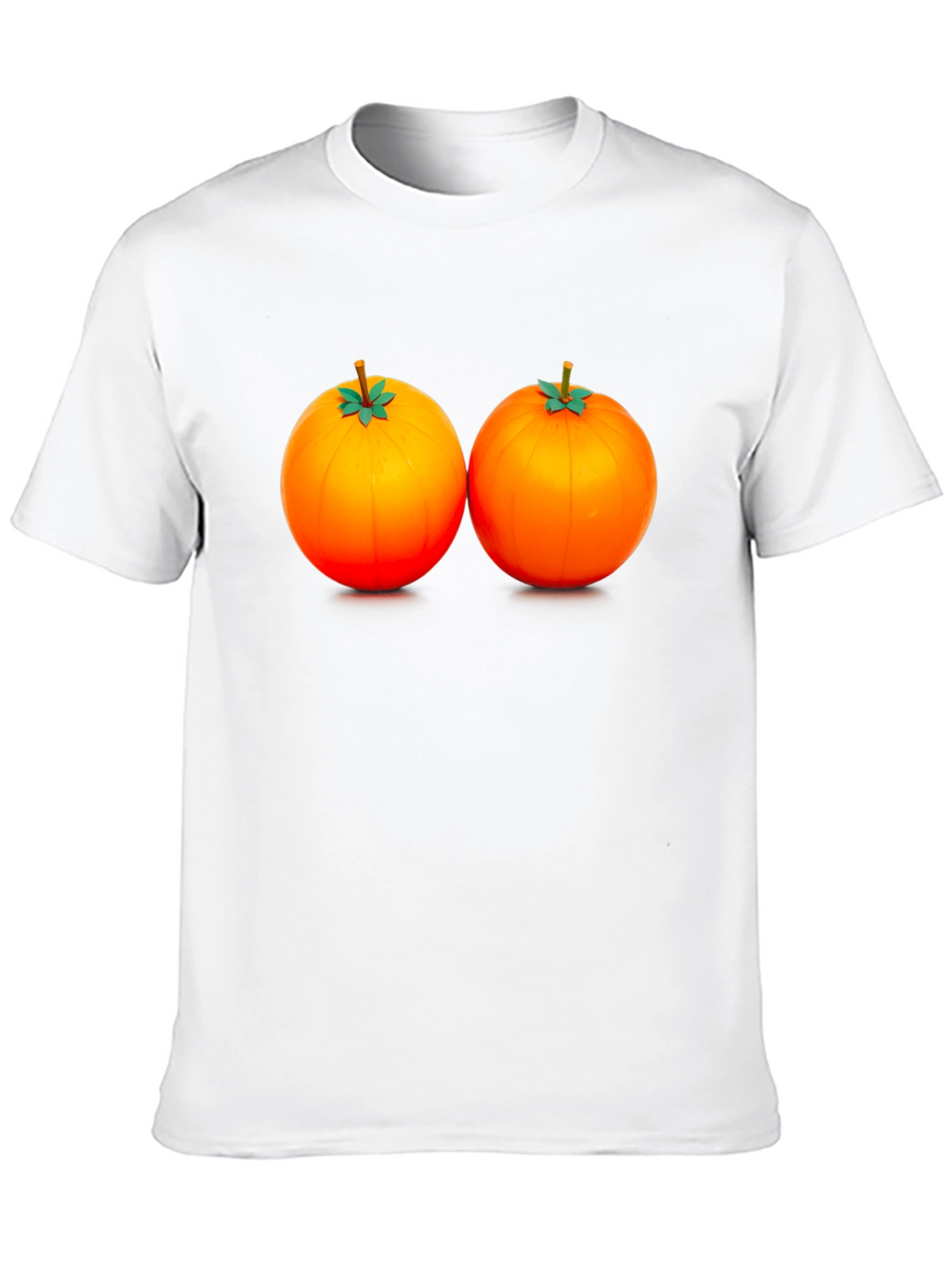 Novelty Orange Fruit T-Shirt - Fun & Unique