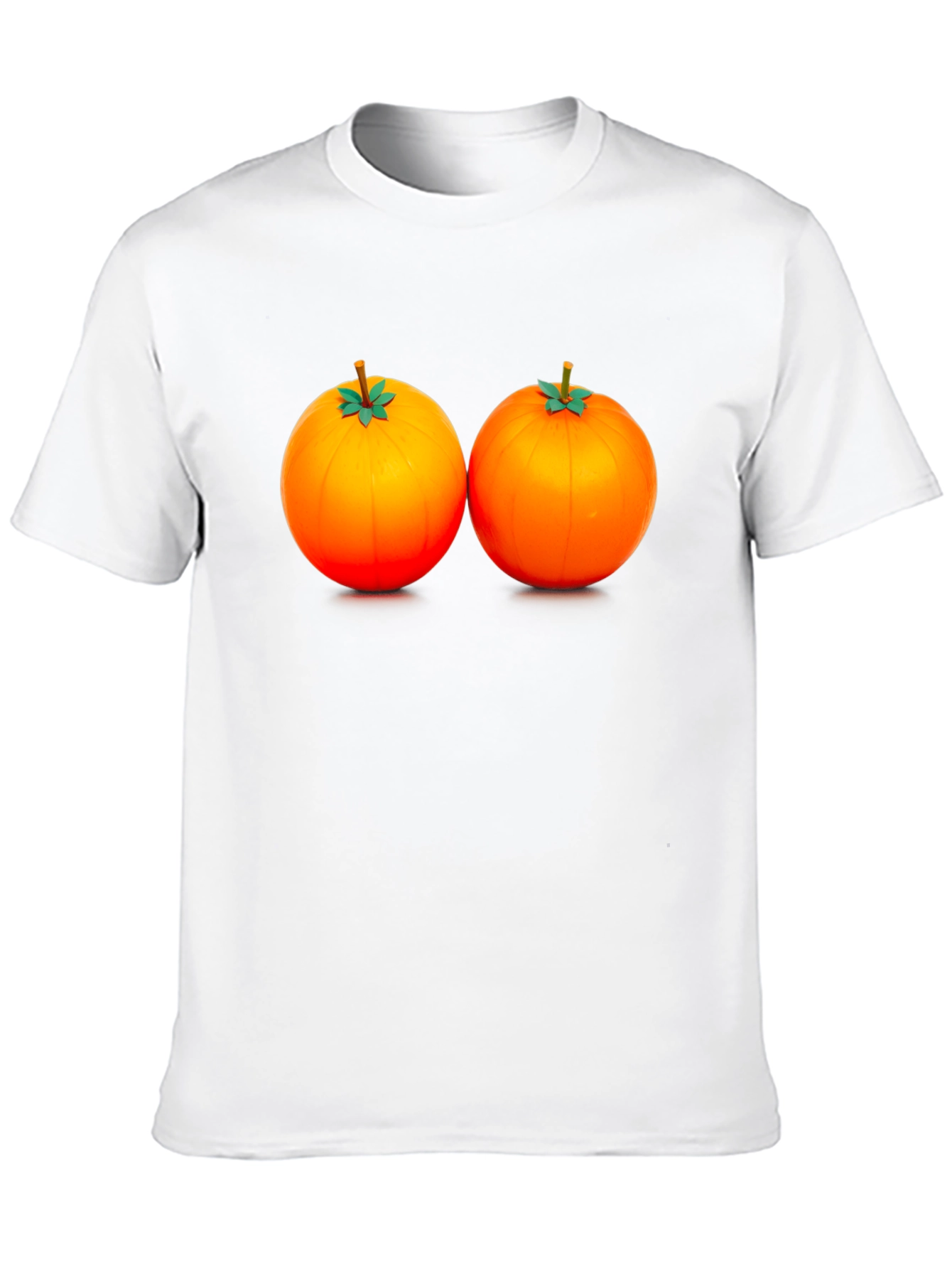Novelty Orange Fruit T-Shirt - Fun & Unique