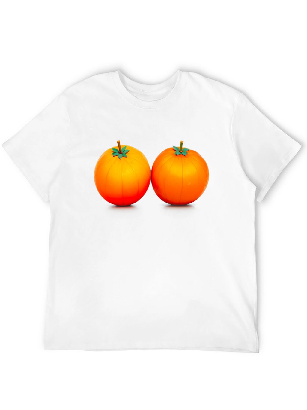 Novelty Orange Fruit T-Shirt - Fun & Unique